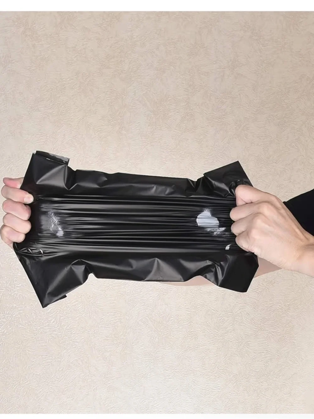 Black Protective Poly Mailer Envelopes - Pack of 15